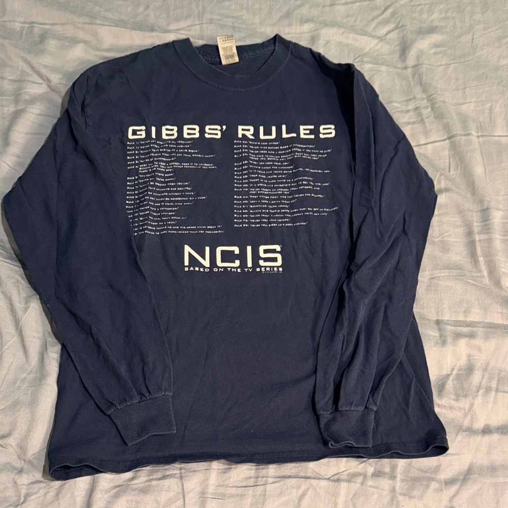 NCIS Blue Long Sleeve Shirt